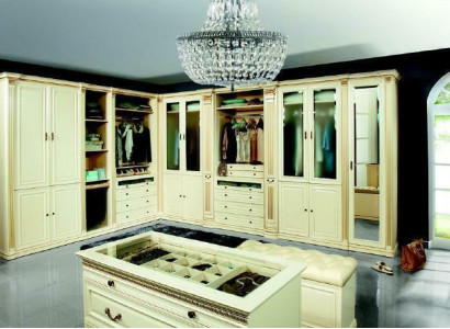Element Model V1D-11 for Walk-in Wardrobe Wardrobe Italian Furniture